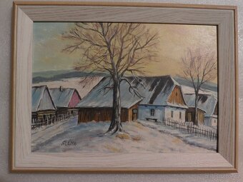 Obraz Svatý motiv, malba, signováno - 6