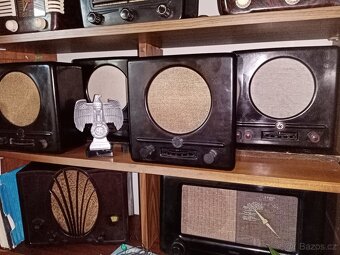 Staré radio DKE 1938 - původní hezký stav - 6