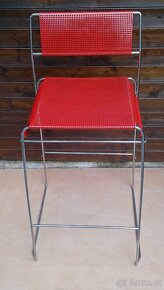 Retro celokovové barové židle  - 80" Vintage Arrben - 6