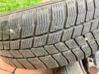 Plechová kola R15 6Jx15 5x100 se zimním pneu 195/55 - 6