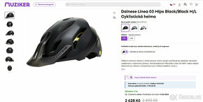 nova helma DAINESE LINEA 03 MIPS BLACK velikost M-L - 6