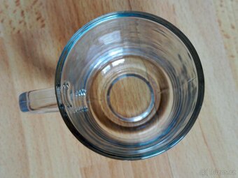 VARNÉ HRNÍČKY S UCHEM - 6 KS - SKLO - 6