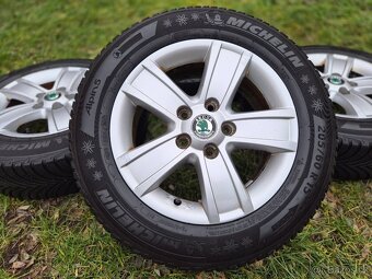 Kompletní zimní ALU kola Škoda PYXIS - 205/60 R15 - 5x112 - 6