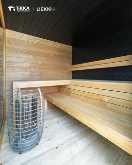 [Speciální nabídka] Zahradní sauna TIKKA model LIEKKI BLACK - 6