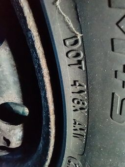 Disky 5x100 6Jx15 ET43 zimní pneu 185/55 R15 M+S - 6