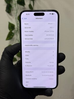 iPhone 15 Plus 128GB černý - 6