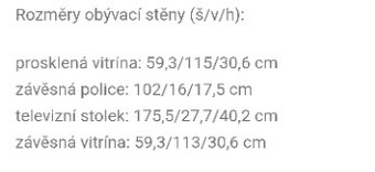 OBÝVACÍ STĚNA (DUB SONOMA) VELMI ZACHOVALÁ - 6