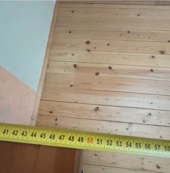 Komoda Leksvik IKEA, masivní borovice, mořidlo antik - 6