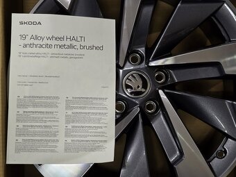 originál alu ŠKODA Kodiaq II Halti 7,5x19" 5x112 ET40 R19 - 6