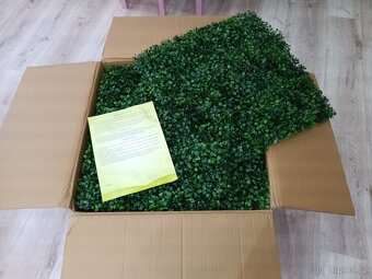 Sada umělých panelů Boxwood – 24 ks 50x50cm - 6