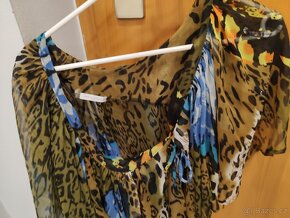 Společenská halenka s netopýřími rukávy - 6