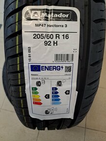 Sada letních pneu 205/60/R16, 8 mm (2x nová pneu) - 6
