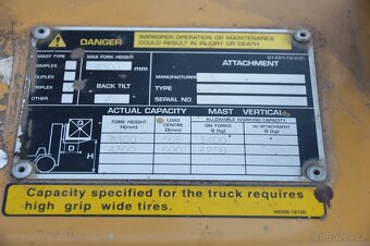VZV ještěrka CAT Caterpillar DP 15K pohon diesel 2787mth - 6