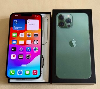 iPhone 13 Pro Alpine Green BATERIE 100% TOP - 6
