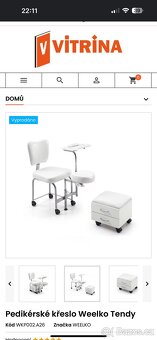 Mobilní křeslo na pedikúru a manikúru - 6