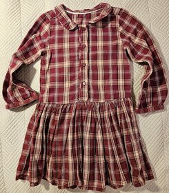 Vel. 98cm, 2-3 roky, šaty M&S a kabát Next - 6