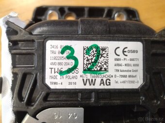 Airbagy airbag řidiče spolujezdce AUDI Q7  4M0 2015 do 2019 - 6