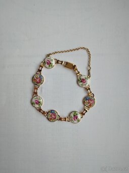 Náramky s korálky, dřevěný prstýnek - 6