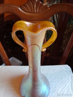 Krásná,autorská secesní váza - Václav Štěp - 6