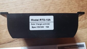 Solární regulátor 10A nabíjení s LCD displejem 12V24V Auto - 6