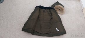 úžasný zimní kabát; dlouhá bunda Zara Xs - 6