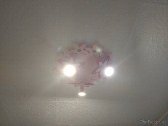 Dětské světlo a lampa - růžové - 6