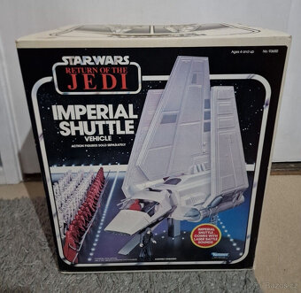 Vintage Star Wars Imperial Shuttle v krabici (s nepoužitým o - 6