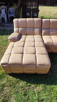 Kožená sedací souprava + křeslo - 6