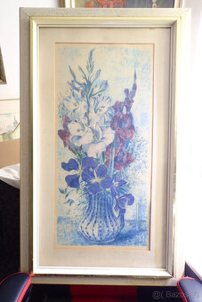 Bohuslav Knobloch - Gladioly - litografie 184/200  - 6