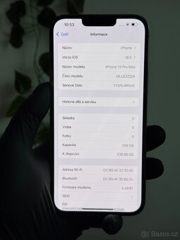 iPhone 13 Pro Max 256GB - 100% baterie - 6