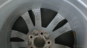 Sada originál alu kol Audi Q7 255/55 R19 - 6