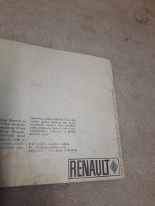 Prodám návody Fiat 125p,prospekt Renault, tab.Porsche - 6