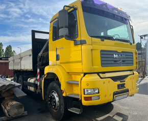 6x4 MAN 5.8m valník + HR HIAB - 6