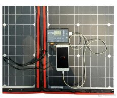 Solární nabíjecí skládací kufr flexibilní 110W - obytný vůz - 6