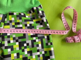 NOVÉ- soft zimní kalhoty -handmade- 92 - 6