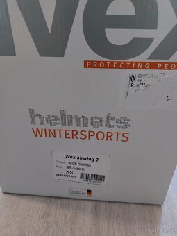 Dívčí lyžařská helma UVEX, bílá, vel. XS (48-52 cm) - 6