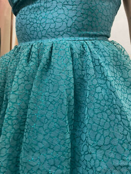 Třpytivé společenské šaty dlouhé vel.XS-S - 6