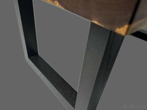 Konferenční stolek - ořech - 6