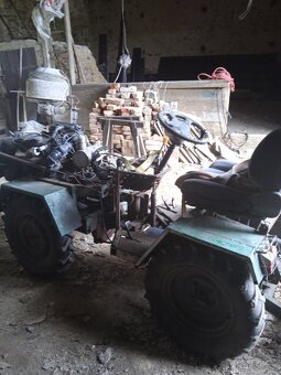 Traktůrek domácí výroby 4x4 - 6