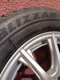 Alu Mercedes 16" 5x112 zimní pneu 205/60 - 6