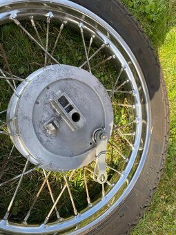 ORIGINÁL NEPOUŽITÉ ZADNÍ KOLO NA MOTOCYKL JAWA ČZ PANELKA - 6