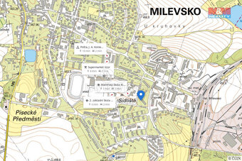 Podnájem bytu 1+kk, 20 m², Milevsko, ul. B. Němcové - 6