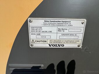 Volvo ECR58 plus 6t - 6