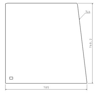 Zetor skla malé hranaté kabiny SLEVA 10% - 6