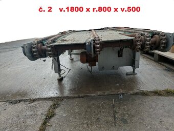 Reťazový dopravník 2x zachovalý - 6