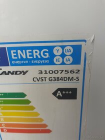 Pračka Candy CVST G384DM-SMART.  Energetická třída A+++, 140 - 6