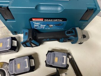 Nová Aku úhlová bruska Makita DGA513RT3J - SET - 6