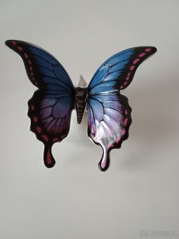 Luxusní porcelánové vázy 22 karátové zlato viz foto + info - 6