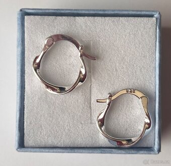 Nové stříbrné náušnice punc 925 - 6