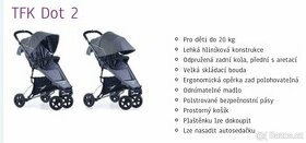 Golfky kočárek TFK Dot 2 Grey - 6